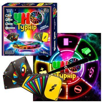 Настільна гра "Турнір Уно" 29815 "4FUN Game Club", 112 карток 29815  фото