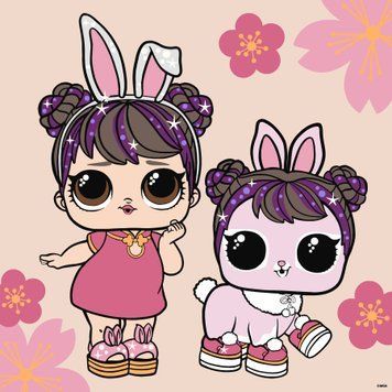 Картина за номерами L.O.L. Surprise! Spring Bling Doll & Pet KHO1105 46614 фото