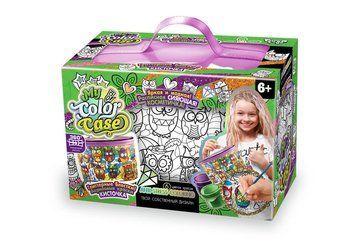 Косметичка-розмальовка "My Color Case" СОС-01-05 "Danko Toys" 5124 фото