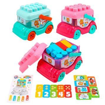 Автобус-конструктор 0396 "Technok Toys", 18 деталей, у сітці 396 фото