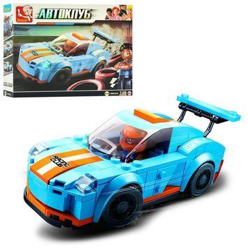 Конструктор SLUBAN "Car Club": машина, фигурка, 148 дет.M38-B0633A M38-B0633A фото