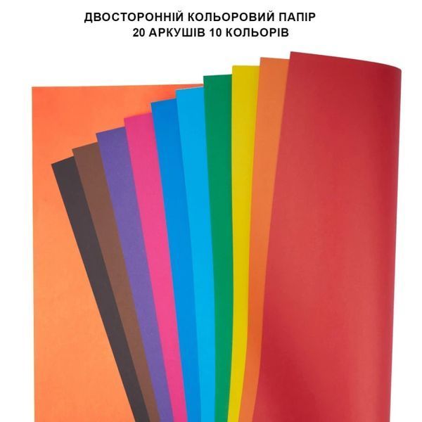 Бумага цветная 20 л. YES 955462 "Minecraft Spring" двухсторонний 49396 фото