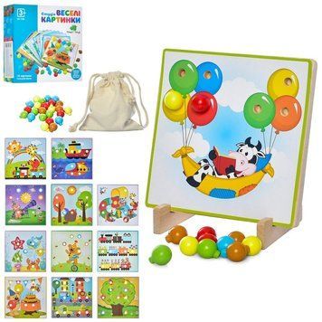 Деревянная мозаика Tree Toys Веселые картинки MD 1598 44043 фото