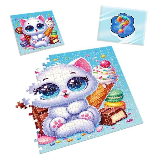 Пазли із сюрпризом &ldquo;Біле кошенятко&rdquo; VT8030-03 Vladi Toys 47192 фото