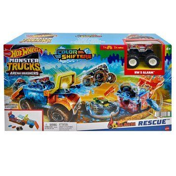 Ігровий набір "Пожежний порятунок" серії "Зміни колір" Monster Truck Hot Wheels HPN73 HPN73 фото