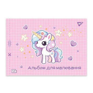 Альбом для рисования 12л YES 130601 на скобе, 100гр/м2 51236 фото