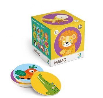 Игра настольная мини Мемо "Дикие животные" 300157 "Dodo" 300157 фото