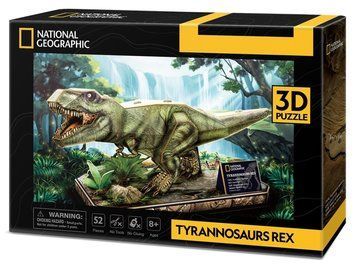 Тривимірна головоломка-конструктор National Geographic Dino "Тиранозавр Рекс" CubicFun , DS1051h DS1051h фото