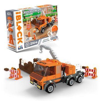 Конструктор Kids hits IBLOCK JUNIOR арт. KH53/003/4 (24шт) 214дет, короб. 32*5*21,5см KH53/003/4 фото