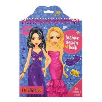 Книга модельєра Besties синя 961004 51583 фото