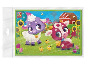 Пазли м'які Vladi Toys А5. Корівка та овечка. VT1104-23 40055 фото