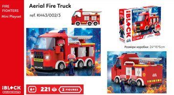 Конструктор Kids hits IBLOCK JUNIOR арт. KH43/002/3 FIRE 221дет. KH43/002/3 фото
