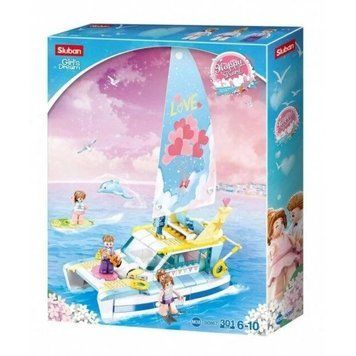 Конструктор SLUBAN "Happy Diary": Яхта, 301 дет. M38-B0867 M38-B0867 фото