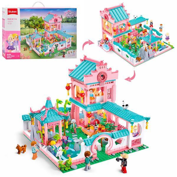 Конструктор Слубан "Girls Dream": Вилла в китайском стиле M38-B1116 M38-B1116  фото